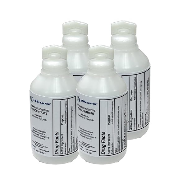 9082 Bacteriostatic Preservative, For Use In Portable Eyewash Stations (Box of 4), 5 Oz.