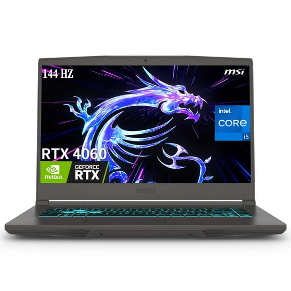 MSI 15.6" FHD Gaming Laptop, 144Hz IPS, NVIDIA GeForce RTX 4060, Intel Core i5-13420H, 32GB DDR4, 1TB SSD, Wi-Fi 6, Backlit Keyboard, Webcam, Bluetooth, Windows 11 Home, Cosmos Gray