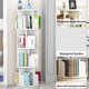 thumbnail image 2 of Blanca 4 - tier 360 - rotating stackable small de madera estante tower para para niños - waterproof, narrow book organizer para dormitorio y cuarto de estudio, 2 of 7
