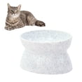 thumbnail image 3 of Comedero para mascotas, gatos y perros, de doble uso, alto y antideslizante (blanco), 3 of 5