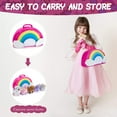 thumbnail image 4 of PASSIONFRUIT Stuffed Unicorn Plushie Rainbow Toys Cute Stuffed Animals, 5-Pc Set, 4 of 7