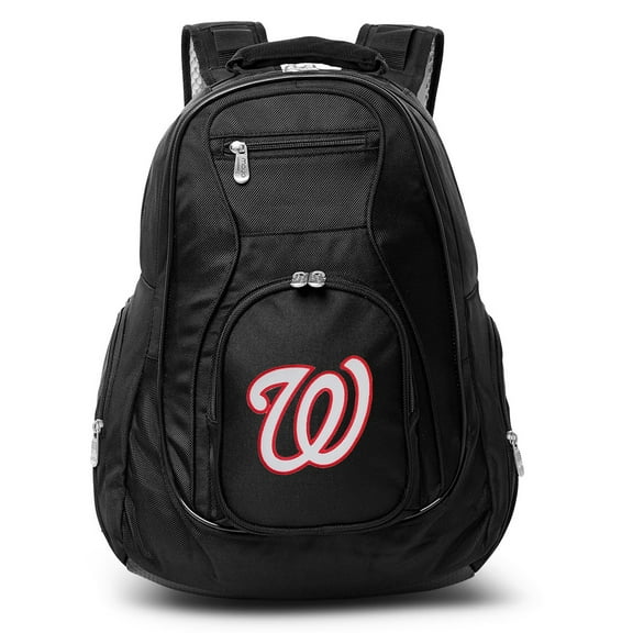 MOJO Black Washington Nationals 19'' Laptop Travel Backpack