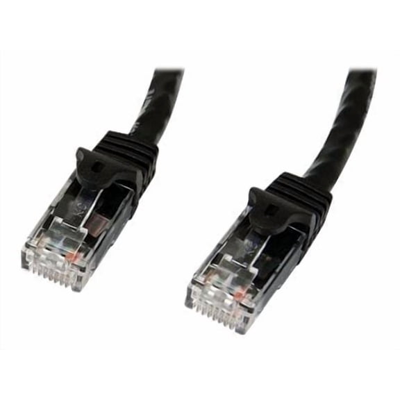 StarTech 50 ft Black Snagless Cat6 UTP Patch Cable