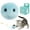 Blue, variant on Pcapzz Interactive Chirping Balls,Cat Toy Balls With 3 Lifelike Animal Chirping Sounds Frog Cricket Bird Kitten Refillable Catnip Toys Cat Kicker Toys