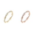 thumbnail image 1 of (Lot de 2) Rinsvye Zirconia Rings Mujer Women Womens Ring Rings able Rings Ring for Women Anillos Open Heart Ring Female Rings, 1 of 7