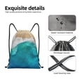 thumbnail image 6 of Bingfone Beach Drawstrings Backpacks Bags For Men Women Gym Drawstrings Bag, 6 of 9