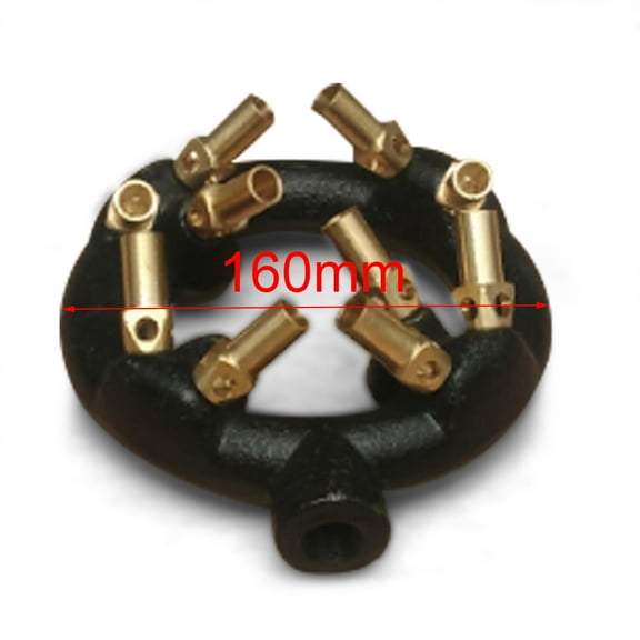 Wildnix Durable Wok Burner Indoor with Cast Iron and Brass Construction, 20 Head Jet Burner, Natural Air Inlet for Easy Operation, and Safe Airtightness – Ideal for Cooking and Easy Cleaning