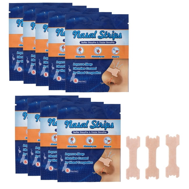 Fyydes 54pcs Nasal Strips Nasal Congestion Relief Reduce Snoring