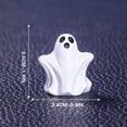 thumbnail image 2 of Nrmvnmi Ceramic Ghosts Small Scary Ghost Figurines Halloween Ghost Sculpture Statue Farmhouse Tiered Tray Decor Spooky Home Decorations Coffee Table Centerpieces Shelf Mantel Display Collections, 2 of 8