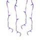 thumbnail image 2 of Serie Navideña Decorativa Luz Led Azul/Blanco 100 Focos 8 Funciones Importadora La Merced Cable Transparente 6.6 m Paquete 12 Pz, 2 of 5