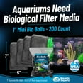 thumbnail image 5 of Aquatic Experts - 1" Bio Balls Filter Media for Aquarium and Pond, 200 Count with 4 Mesh Bag, 5 of 6