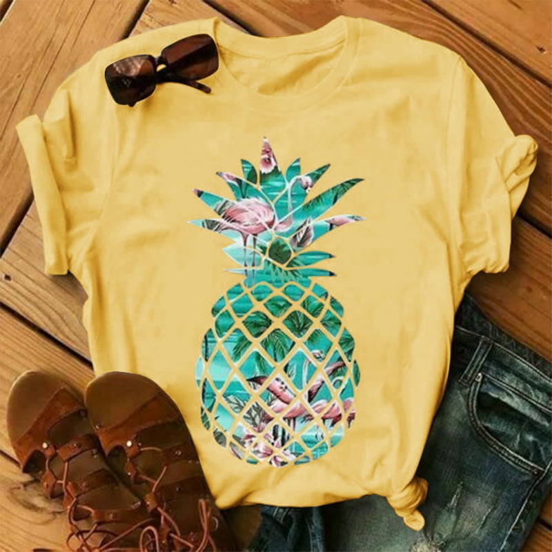 pineapple print shirt womens