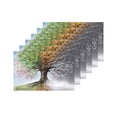 thumbnail image 4 of MKHERT Four Season Tree in Spring Summer Autumn Winter Effect Placemats Table Mats for Dining Room Kitchen Table Decoration 12x18 inch,Set of 6, 4 of 4