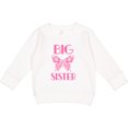 thumbnail image 2 of Inktastic Big Sister Announcement Butterfly Toddler Sweatshirt, 2 of 4