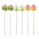 thumbnail image 1 of 6 piezas de flores artificiales de anturio, centros de mesa con flores falsas, decoración de arreglos florales, 1 of 8
