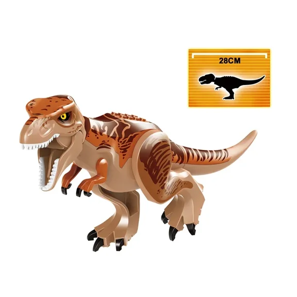 Jurassic World 2 figuras de dinosaurios Tiranosaurio Rex Indominus Rex i-rex Indoraptor bloques de construcción juguete para niños Compatible