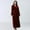 Red, variant on Dyfzdhu Nightgowns for Women Fleece Robe Soft Plush Bathrobe Fluffy Cute Long Coat Nightgown Nightdress