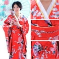 thumbnail image 4 of Fulijie Red Japanese Kimono,Red Kimono Japanese,Womens Dresses,Women's Print Kimono Robe Traditional Japanese Dress Photography, 4 of 8