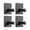 BK2 2#,4 Pcs, variant on 4 Pcs Faux Walnut Look Wall Hooks,Round Wood Grain Knob Hangers,No Drill Self Adhesive Single Coat Hooks,Wall Mounted Towel Hooks for Hats,Bags,Keys,Bathroom,Bedroom,Entryway and Behind Door