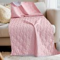 thumbnail image 1 of Leodye Mode Lightweight Quilt Blanket for Summer, Viscose from Bamboo Fabric & Filling, Natural, Breathable & Machine Washable, 1 of 9