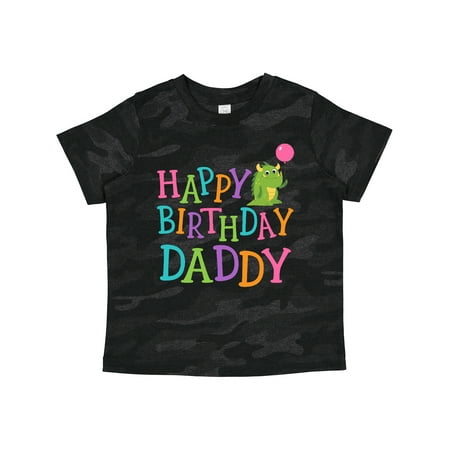 

Inktastic Happy Birthday Daddy Boy Girl Party Outfit Gift Toddler Boy or Toddler Girl T-Shirt