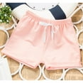 thumbnail image 4 of Piuwrlz Summer Shorts for Kid Toddler Boy Girls Solid Color Cotton Single Piece Short Trousers A Pink Size 4Y, 4 of 4