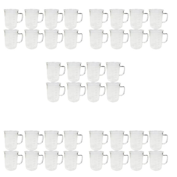 Beaker Mug 600ml Borosilicate Glass. Case of 40.