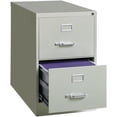 thumbnail image 4 of Scranton & Co 26.5" 2-Drawer Modern Metal Vertical Filing Cabinet in Light Gray, 4 of 5