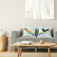 thumbnail image 3 of Stupell Industries Pixel Cats with Rainbows 18" x 18" Animals Abstract Polyester Decorative Pillow Set, Zip Closure 2 Count, 3 of 6