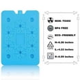 thumbnail image 5 of Conditioning Fan Ice Box 200Ml Ice Brick Ice Pack- Reusable Ultra-Thin Freezer Packs,Long-Lasting Cool Packs for Coolers, Keep Food Fresh and Cold In Lunch Boxes and Breastmilk Bags,Yellow(2Pcs), 5 of 8