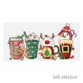thumbnail image 1 of Personalize Christmas Coffee Cup UV DTF Sticker For 16oz Glass CanCups Wrap Transfer Sticker Custom Labels DIY Logo Selfadhesive, 1 of 5