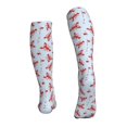 thumbnail image 4 of Compression Socks for Women and Men - Cartoon Lobsters 1 Compression Socks Circulation for Workout, 4 of 8