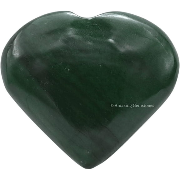 Dark Green Aventurine Crystal Heart