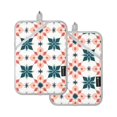 thumbnail image 7 of Yayeee Pot Holders Kitchen Heat Resistant with Pockets 7"x9.8" Cotton Oven Cooking Hot Pads, Flowers Geometric Pattern, 7 of 7