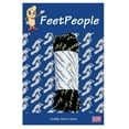 thumbnail image 1 of FeetPeople Strong Round Laces , Black w/ Natural , Reinforced w/ Kevlar, 60, 1 of 1