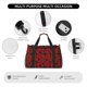 thumbnail image 4 of Easygdp Rose Flowers Bolsa de Gimnasio, Bolsa de Viaje Duffel, Bolsa de Fin de Semana con Compartimentos, Bolsa de Mano para Noche, 4 of 7