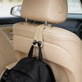 thumbnail image 1 of Back Seat Hanger Organizer For Rear Headrest Sturdy Universal Vehicle Storage Hook, 1 of 5