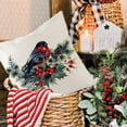 thumbnail image 4 of Fundas de almohada navideñas, fundas de cojín de lino, adornos navideños, 4 of 5