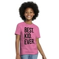 thumbnail image 4 of Best Kid Ever Child Parents Funny Crewneck T Shirts Boy Girl Teen Brisco Brands M, 4 of 6