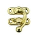 thumbnail image 2 of Kenally Candado antiguo Cerradura de gancho de hierro Cerradura de seguridad Oculto Capturas Decoración Joyero Muebles Accesorios de hardware Herramientas y ferretería Gancho derecho amarillo, 2 of 6