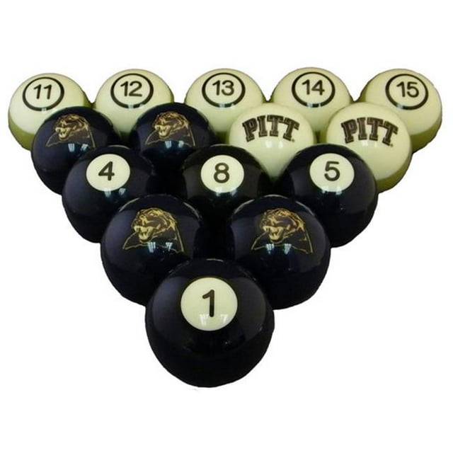 Wave7 PITBBS100N University Of Pittsburgh Billiard Numbered Ball Set