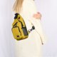 thumbnail image 5 of Bolsa cruzable ajustable de mujer amarilla, bolso convertible de hombro para el pecho con múltiples bolsillos, mochila multifuncional doble, bolso de hombro casual, tela de Oxford, bolso bandolera de, 5 of 6
