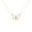 Rose, variant on Pure Elegance Minimalist Butterfly Outline Blue Sapphire Gemstones 925 Sterling Silver 14K White Gold Over Pendant Necklace Gift For Women