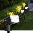 thumbnail image 3 of YULINKCO Solar LED Pathway Lights, Outdoor Waterproof Solar Garden Light, Bright LED Lighting for Walkway, Yard, and Driveway with Stake, Energy-efficient and Durable, 3 of 10
