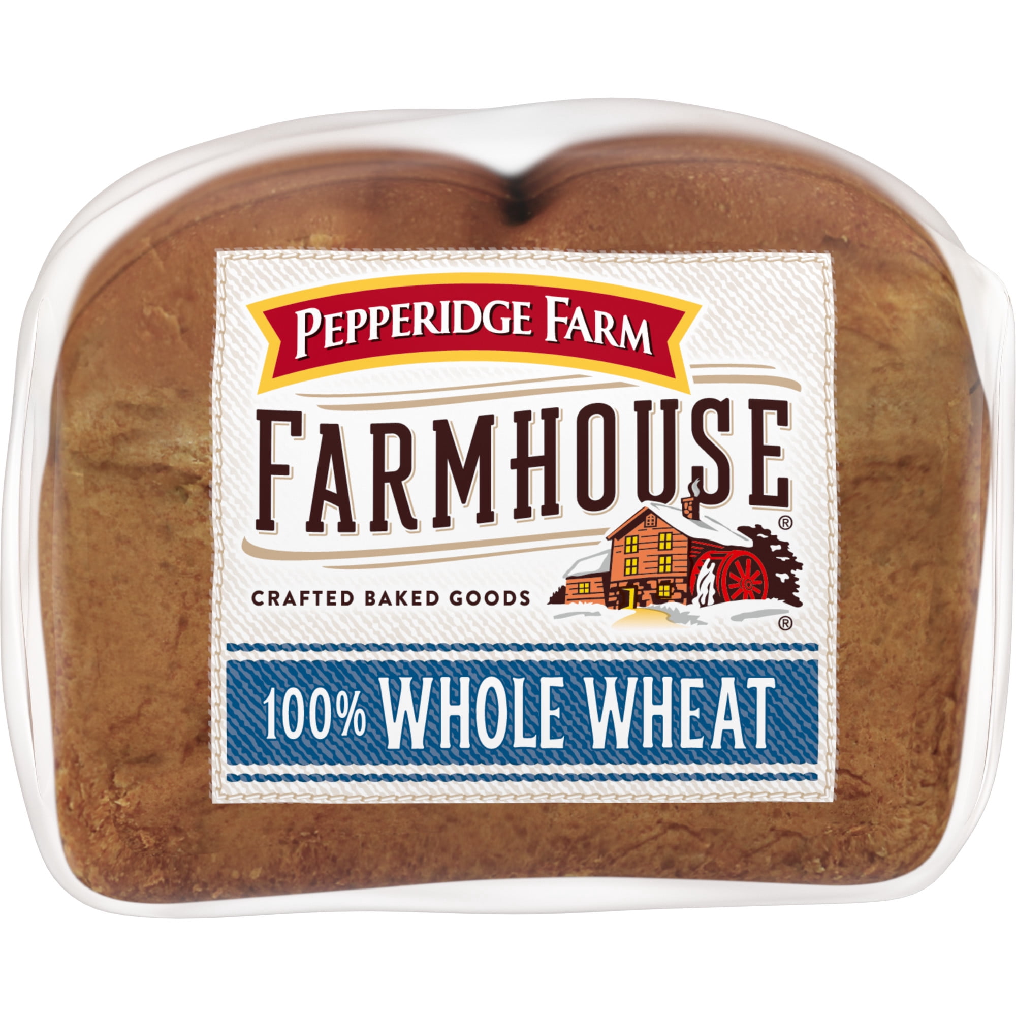 Pepperidge Farm Farmhouse 100% Whole Wheat Bread, 24 oz Loaf