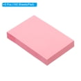 thumbnail image 3 of Unique Bargains 2' x 3' Sticky Notes, Bright Color Self-Stick Note Pads 100 Sheets/Pad, Red, 6 Pack, 3 of 4