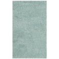 thumbnail image 4 of SAFAVIEH Laguna Neven Plush Solid Shag Area Rug, Light Blue, 4' x 6', 4 of 5