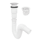 thumbnail image 1 of Céspol flexible tipo 'P' Fleximatic para fregadero con Rejilla de acero inoxidable 55 cm, 1 of 4