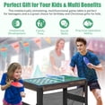 thumbnail image 3 of 16 in 1 Multi Game Table for Kids and Adults, SHINPT 48" Game Table with Foosball, Billiards, Ping Pong, Push Hockey, Combo Game Table Set for Backyard, Gameroom, Multi Table Games for Gift for Party, 3 of 12