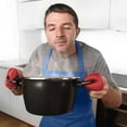 thumbnail image 2 of Gants de Four en Silicone, Pinces à Homard Résistantes à la Chaleur pour Cuisson Barbecue Grill Pizza Micro-Ondes Instant Pot, Rouge, 1 Paire, 2 of 5